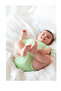 Organic Bamboo Spandex Bodysuit- Light Mint - 4