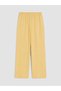Alita City Women's Linen Blend Trousers with Elastic Waist and Contrast Trim - 6