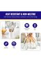 12PCS Kitchen Utensil Set Silicone Cooking Utensils Kit Spatula Heat Resistant Wooden Spoons Gadgets Tool for Non-Stick Cookware (White) - 6