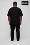 Süperlife Men's Large Size Handwritten California Printed 3Xl-6Xl Crew Neck T-Shirt Spr26Tbs510-07 - 4