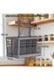 Universal Dishwasher Utensils Silverware Cutlery Basket Compatible with Maytag, Samsung, Kenmore,GE, Bosch, Whirlpool, KitchenAid and Many More (Gray) - 7