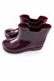 Potin Women's Rain Boots 36-40 Claret Red - 8