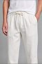 Relax Fit Elastic Waist Beige Trousers H6570Ax26Sm - 6