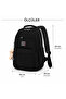 Crinkle School Bag Backpack Daily Trip Sports Travel Vacation Multi-Compartment Tablet Laptop Compartment - 6