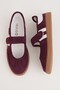 Speed Women's Velcro Comfortable Sole Casual Sneaker Ballet Shoes - 5