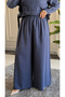 6339 - Stylish, Comfortable, Modal Soft Woven Fabric, Loose Women's Set with Waist Drawstring Detail - 7