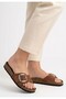 Zooy Tan Nubuck Slippers - 3
