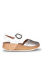 Well Foot 26064 White-Silver Genuine Leather Women's Sandals - 2