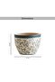 Hamilton Ceramic Planter 31x31x24cm - Blue - 6