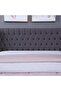 Neptune Headboard Velvet Grey L-160 : H-125 Cm - 2