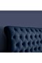 Aurora Headboard Chanel Navy Blue L-180 : H-125 Cm - 4