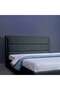 TROJAN HEADBOARD CHANEL DARK GREY L-200 : H-125 CM
