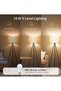 Floor Lamp for Living Room with 3 Color Temperatures LED Bulb, Modern Standing Lamp with Linen Lamp Shade, Tripod Tall Lamp for Living Room and Bedroom - 6