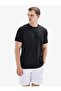 Men's Short Sleeve Black T-Shirt C6T1N904 - 3