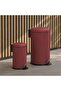 Daily Soft Close Metal Pedal Bin 26x20.5x31cm 5l - Burgundy - 2