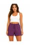 Women's Wrinkled Textured Shorts, Elastic Waist Lace-Up Comfortable Fit Summer Shorts with Pockets