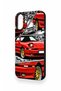 iPhone 16 Plus Compatible Red Supra Patterned Silicone Case - 4