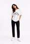 Hair Pulling Themed Couple Combination Oversize Unisex T-Shirt Lover T-Shirt White - 3