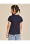 Girls Black Printed T-shirt - 3