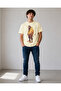 Boys Yellow Lion Pront T Shirt - 2