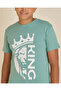 Senior Boys Mint Printed T-Shirt - 4