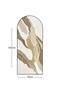 Arched Wall Panel with Embossed Texture - 2