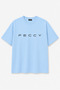 Black Women's and Men's Printed Oversized Set with Shorts - 3