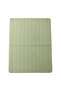 Sage Green Memory Foam Floor Mat | Striped Texture | Extra Large 100×150 cm | Non-Slip Bath & Bedroom Rug