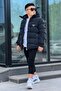 Boy's Detachable Hooded Suitici Nova Winter Coat Km4012 - 4