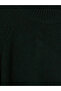 Lcw Modest Green Half Turtleneck Oversize Women's Knitwear Tunic - 3