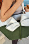Handmade Beach Pool Bag and Hat Set with Bow and Ribbon Multi-Purpose Easy to Clean Washable Decorative Bag and Hat - 8