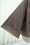 Hakim Yaka Spanish Sleeve Lined Voile Blouse -Brown - 6
