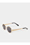 Solid Round Sunglasses