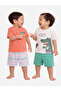 Baby Boys 4-Piece Printed T-Shirt and Shorts Set
