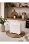 Napkin Holder Misketli White Luxury 1St Class Stainless Cage Napkin Holder - 2