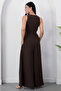 Crew Neck Belted Wide Leg Jumpsuit Grs4017 - 8