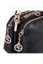Mini Size Women's 3-Compartment Crossbody Bag (Width 18 Cm; Height 11 cm) Black Victoria - 4