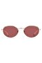 UV Protected Sunglasses Rose Gold Frame Burgundy Mirror Lens 55mm - TH-2219/S-000 - 2