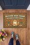 A Cat Lives in This House Door Mat 40X60 Digital Printed Modern Decorative Doormat Home Entrance Carpet