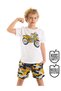 Ms-018 Motorcycle T-Shirt Shorts Set - 2