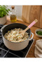 Bamboo Kitchen Utensil Set 4 Pieces Colorful Handle Wooden Spoon Spatula Pilav Spoon Serving Set - 3