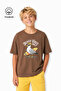 Bird Printed Casual Short Sleeve Summer Boy's T-Shirt