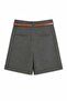 Soldato Brown Belted Shorts Gray - 3