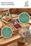 Wooden Lid Multi-Compartment Breakfast Serving Box Stylish Table Organizer Service Organizer - 2