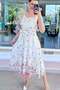Degaje Floral Chiffon Dress 6Y319