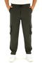 Men's Cargo Pocket Pique Fabric Trousers - 5