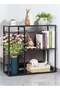 3-Layer Metal Console Table, Foyer Table, Suitable for the Entrance, Living Room, Corridor, Balcony