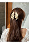 Cream Satin Design Fabric Dubai Buckle with Clasp 13 cm 1 Piece - 2