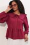 Bdart Women's Viscose Blended Ruffle Blouse - 3