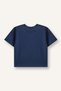 100% Cotton Regular Fit Printed Short Sleeve Navy Blue T-Shirt Baby Boy F3916A526Au - 3